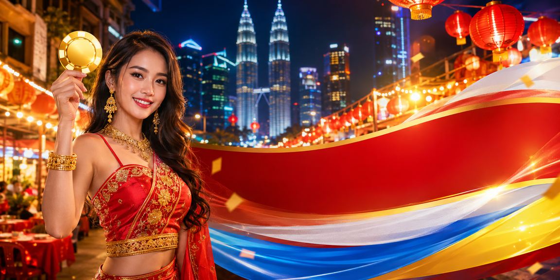 Meja roulette kasino langsung di Kuala Lumpur dengan suasana moden