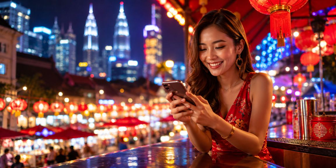 Pengguna Kuala Lumpur menggunakan kasino mudah alih bergaya Melayu dalam e-sukan di cl9